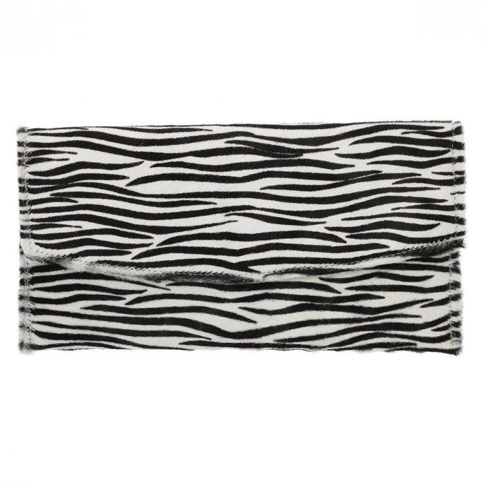 Plic de ocazie model new zebra din piele naturala cu par [2]