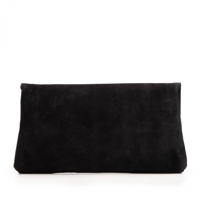 Plic elegant din piele intoarsa, model 114, Negru [4]