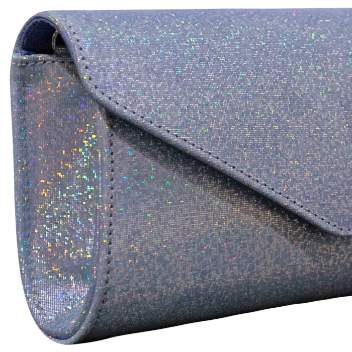 Plic elegant din piele naturala, model 08, Albastru cameleon [4]