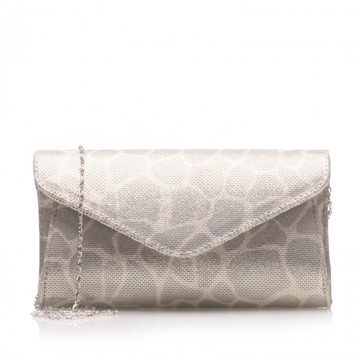 Plic elegant din piele naturala, model 08, Argintiu perlat Safari [2]