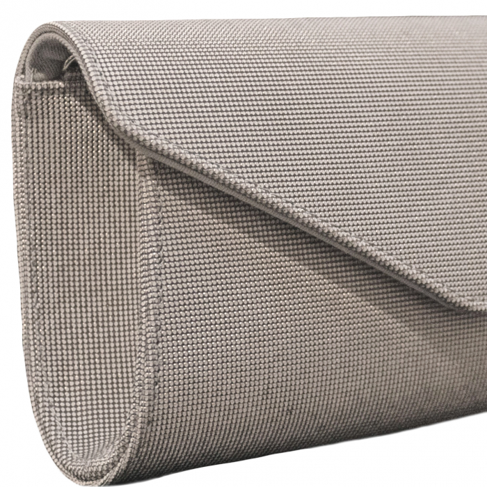 Plic elegant din piele naturala, model 08, Gri deschis texturat [4]