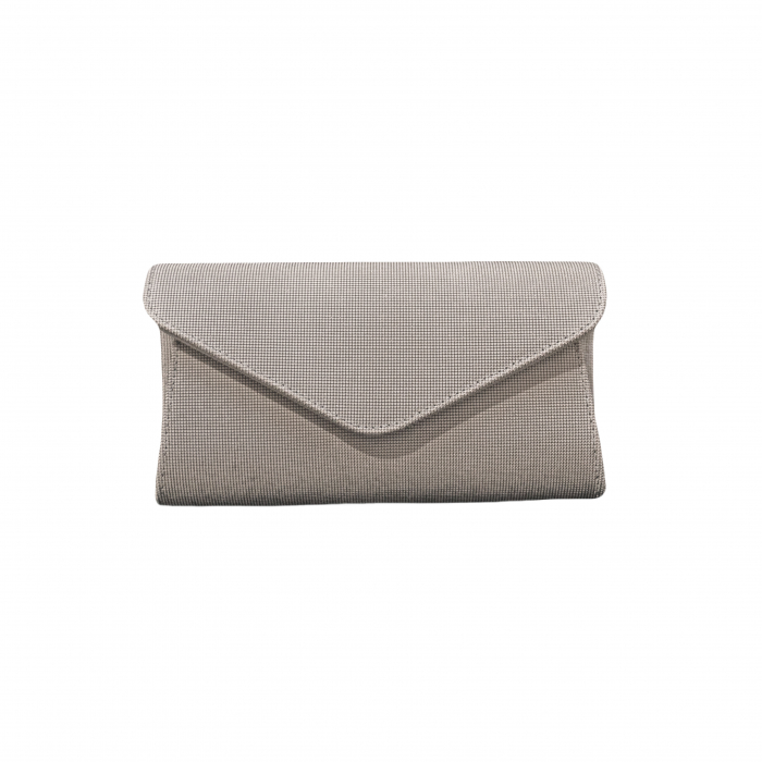 Plic elegant din piele naturala, model 08, Gri deschis texturat [2]