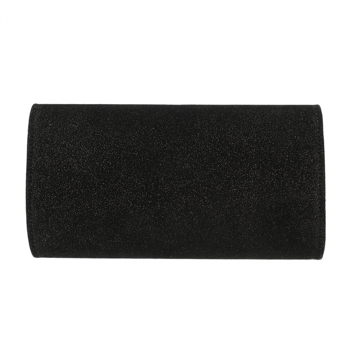 Plic elegant negru din piele intoarsa sidefata intens, model 08 [3]