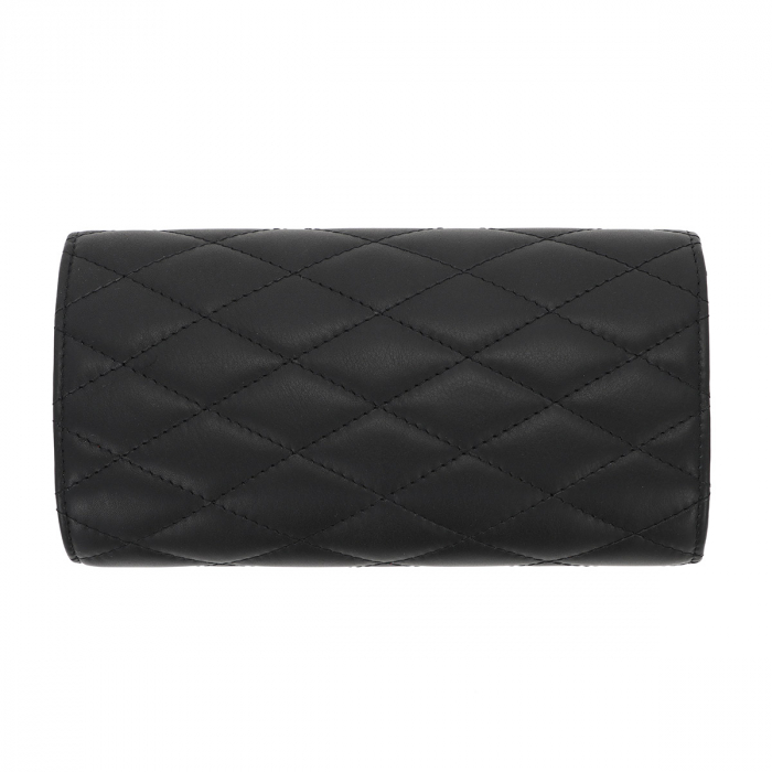 Plic elegant negru din piele naturala tip matlasat, model 08 [3]