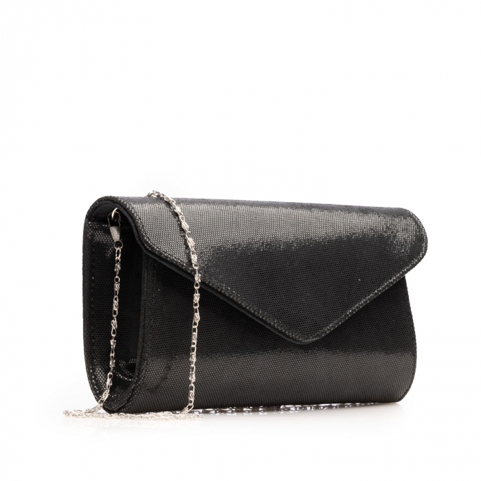 Plic elegant din piele naturala, model 08, Negru lucios [2]