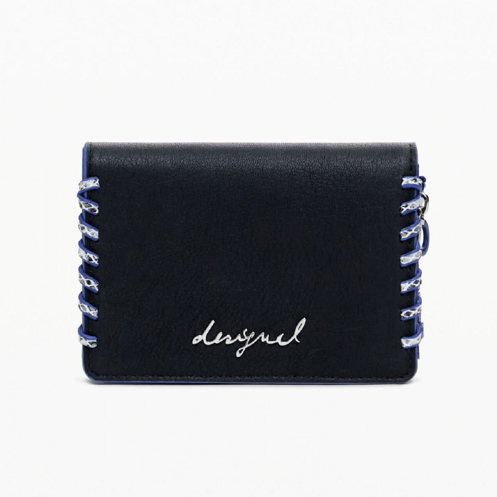 Port card, de dama, Desigual, seria Capsule Tiny Zip Greta, Negru [8]