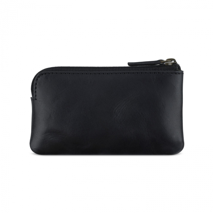 Port chei din piele naturala, bugatti, Remo 49239501, Negru [4]