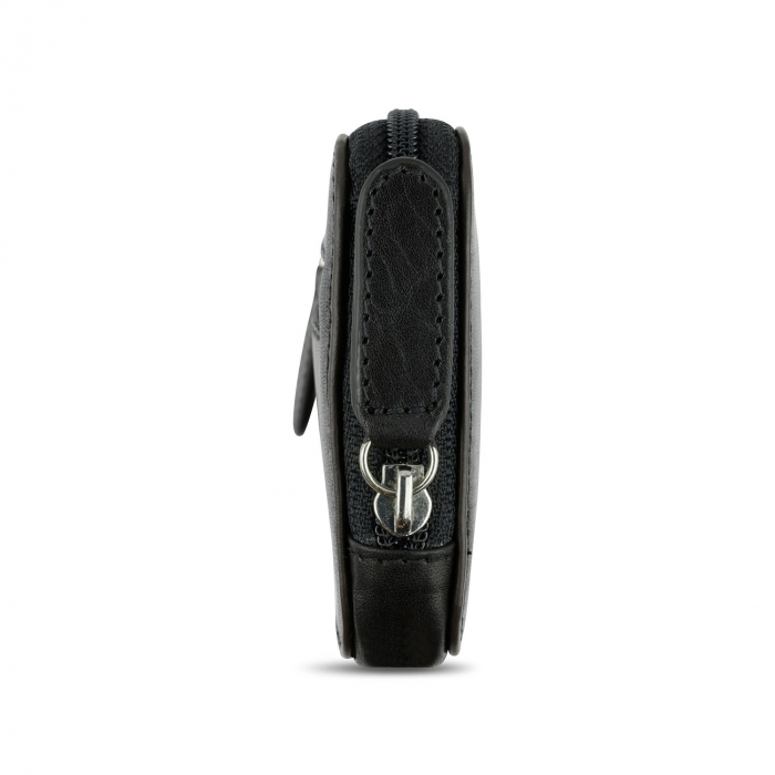 Port chei din piele naturala, bugatti, Nobile 49125101, Negru [4]