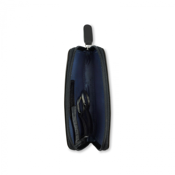 Port chei din piele naturala, bugatti, Nobile 49125101, Negru [3]