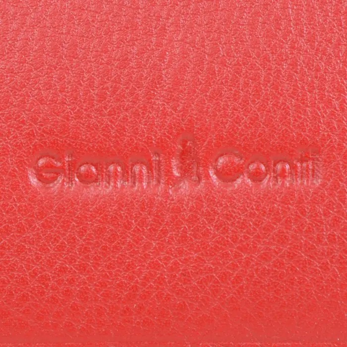 Port chei din piele naturala, Gianni Conti, 589707, Rosu [4]