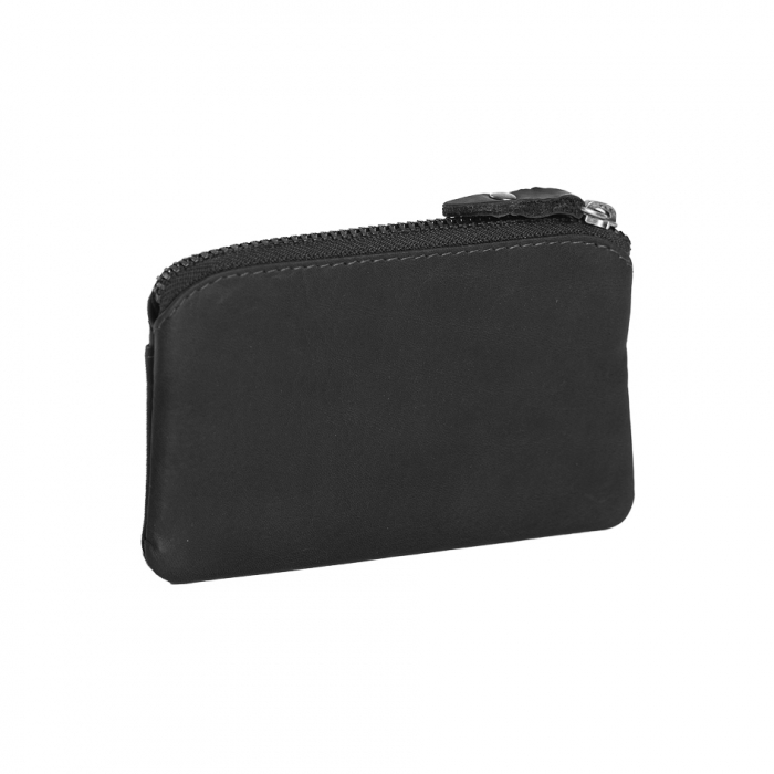 Port chei din piele naturala, The Chesterfield Brand, cu protectie anti scanare RFID, Oliver, Negru [4]