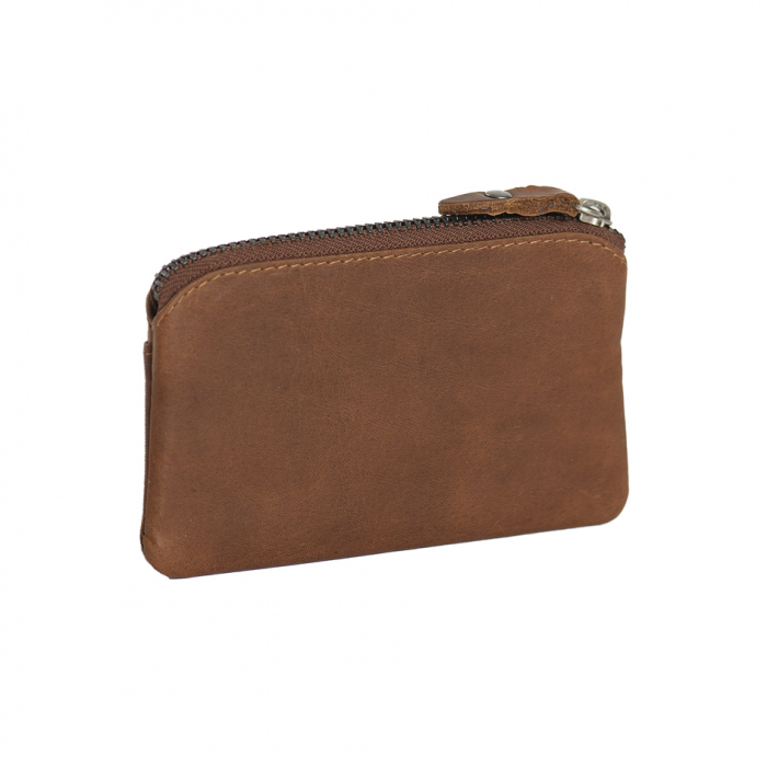 Port chei din piele naturala, The Chesterfield Brand, cu protectie anti scanare RFID, Oliver, Maro coniac [6]