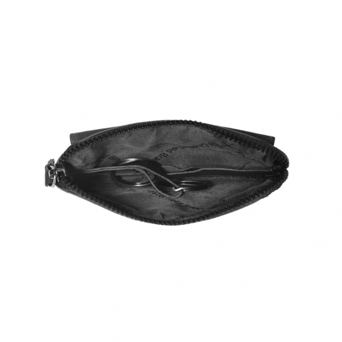 Port chei din piele naturala, The Chesterfield Brand, cu protectie anti scanare RFID, Oliver, Negru [2]