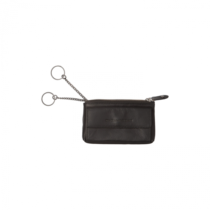Port chei din piele naturala, The Chesterfield Brand, Violette, Negru [4]