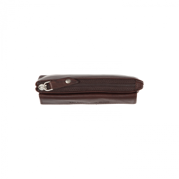 Port chei din piele naturala, The Chesterfield Brand, Violette, Maro inchis [5]