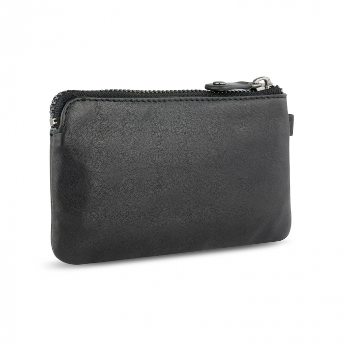 Port chei elegant, din piele naturala, Bugatti, Nome 49160601, Negru [5]