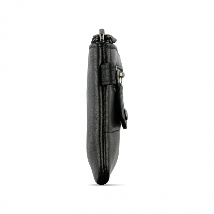 Port chei elegant, din piele naturala, Bugatti, Nome 49160601, Negru [3]