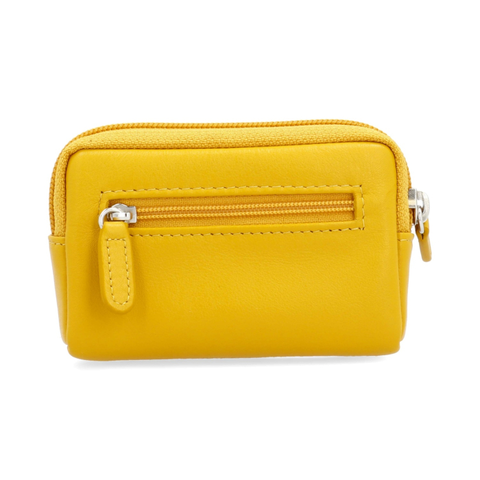 Port chei, Picard, din piele naturala, seria Bingo, Galben [3]