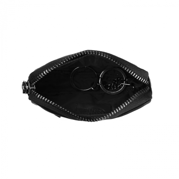 Port chei The Chesterfield Brand, cu protectie anti scanare RFID, din piele moale, Corey, Negru [2]