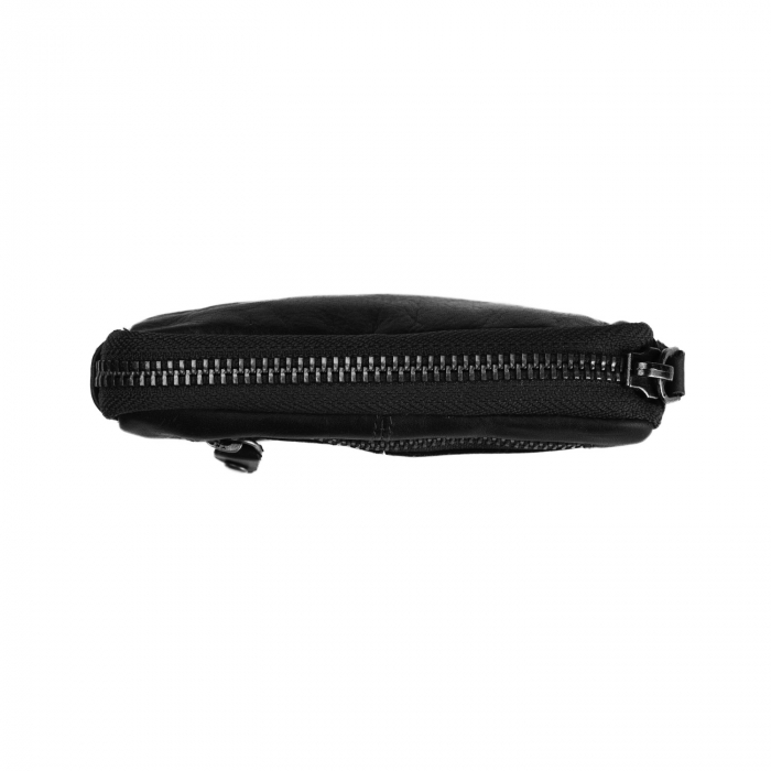 Port chei The Chesterfield Brand, cu protectie anti scanare RFID, din piele moale, Corey, Negru [3]