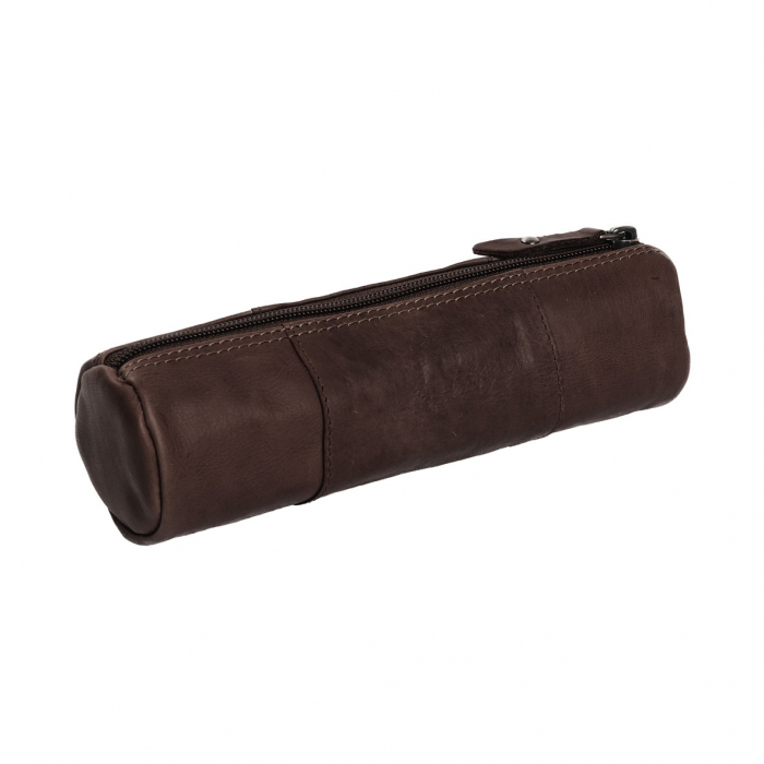 Port stilou, The Chesterfield Brand, din piele naturala, Lea, Maro inchis [5]
