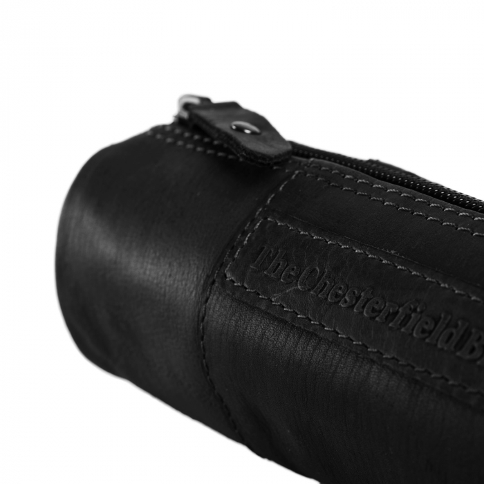 Port stilou, The Chesterfield Brand, din piele naturala, Lea, Negru [3]