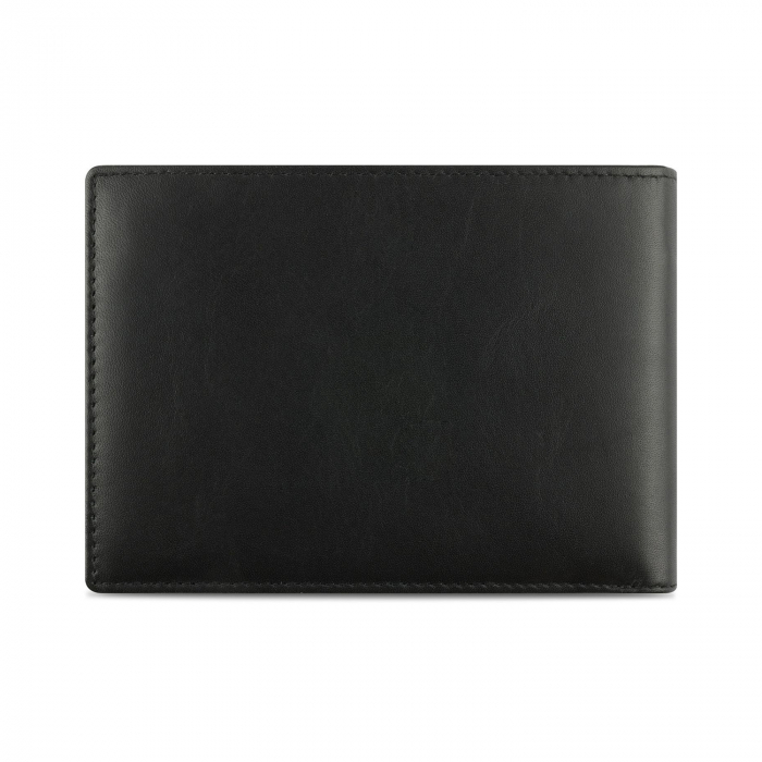 Portofel barbati din piele naturala, bugatti, seria Super Slim, cu protectie anti scanare RFID, Negru [6]