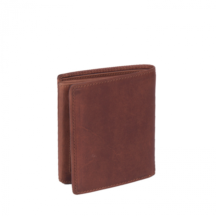 Portofel barbati din piele naturala, The Chesterfield Brand, Carl, cu protectie anti scanare RFID, Maro coniac [2]