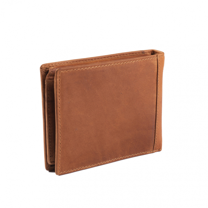 Portofel barbati din piele naturala, The Chesterfield Brand, cu protectie anti scanare RFID, Alvina, Maro coniac [5]
