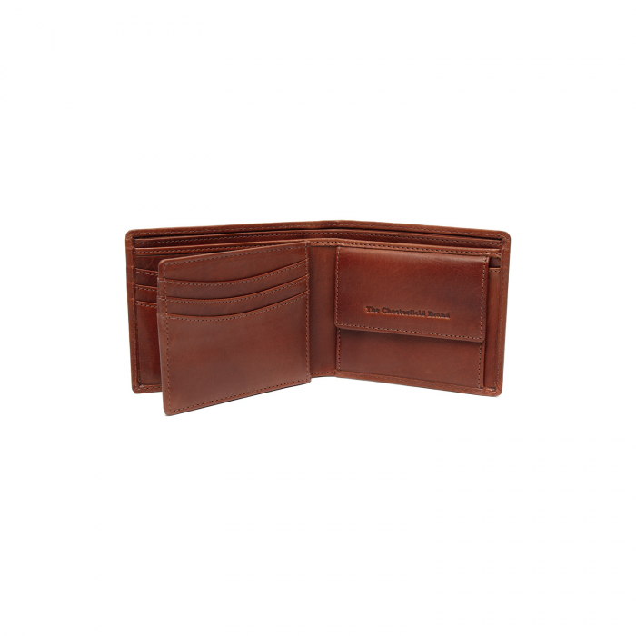 Portofel barbati din piele naturala, The Chesterfield Brand, cu protectie anti scanare RFID, Positano, Maro coniac [3]