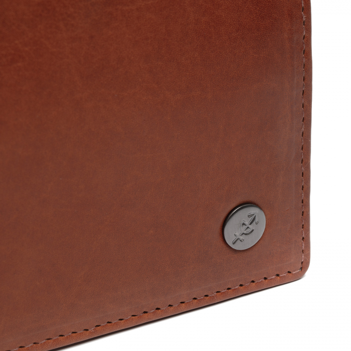 Portofel barbati din piele naturala, The Chesterfield Brand, cu protectie anti scanare RFID, Positano, Maro coniac [2]