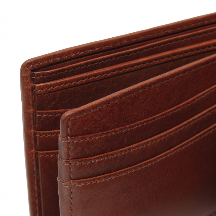 Portofel barbati din piele naturala, The Chesterfield Brand, cu protectie anti scanare RFID, Positano, Maro coniac [4]