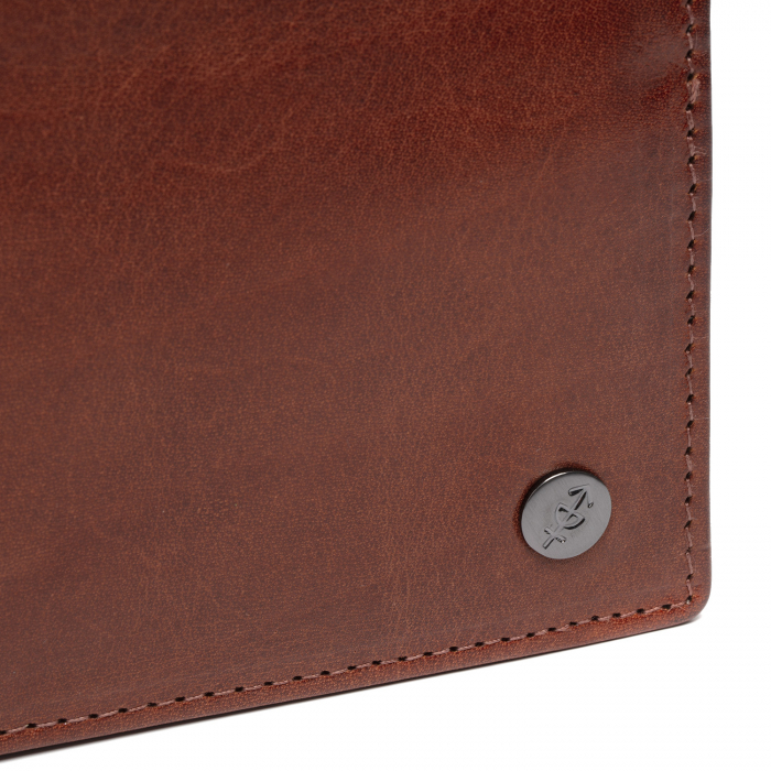 Portofel barbati din piele naturala, The Chesterfield Brand, cu protectie anti scanare RFID, Umbria, Maro coniac [7]