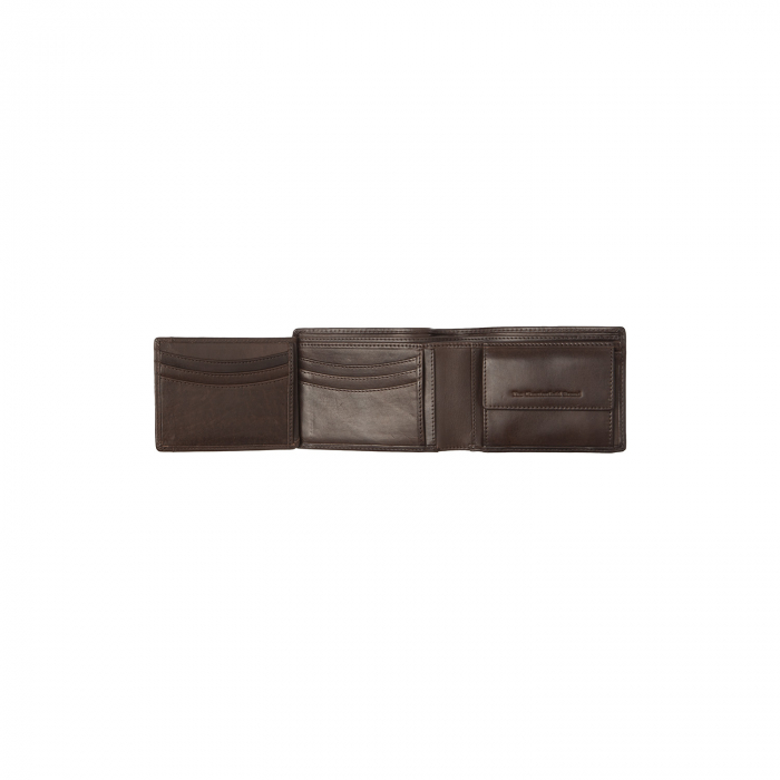 Portofel barbati din piele naturala, The Chesterfield Brand, cu protectie anti scanare RFID, Umbria, Maro inchis [2]