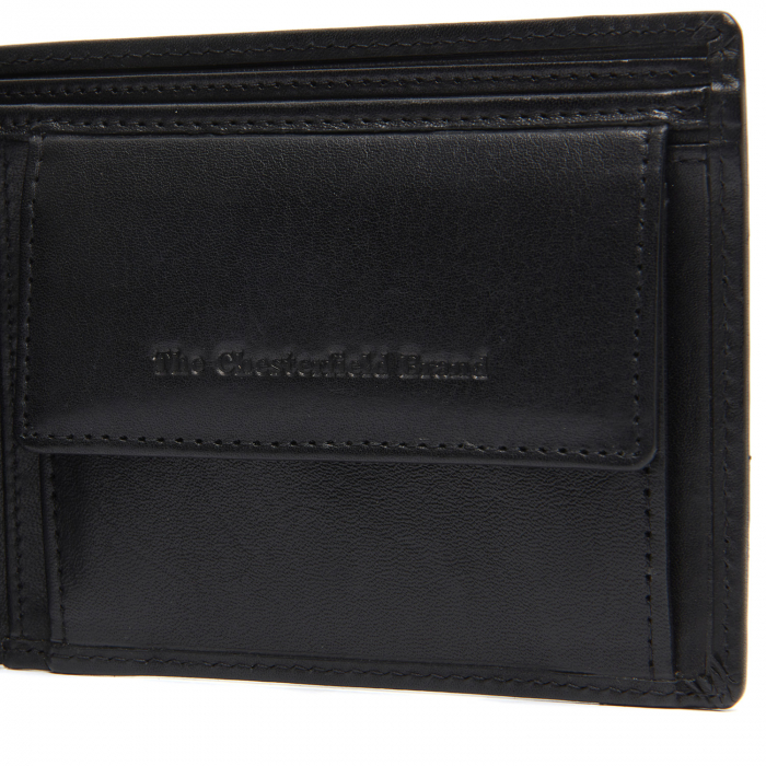 Portofel barbati din piele naturala, The Chesterfield Brand, cu protectie anti scanare RFID, Umbria, Negru [4]