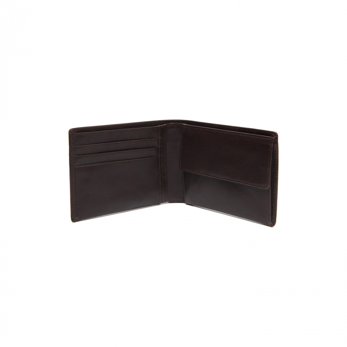 Portofel barbati din piele naturala, The Chesterfield Brand, Dakota, cu protectie anti scanare RFID, Maro inchis [3]