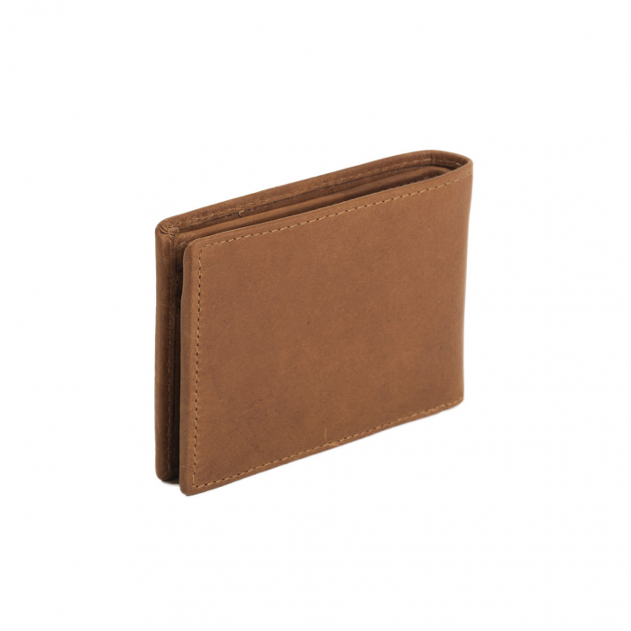 Portofel barbati din piele naturala, The Chesterfield Brand, Enzo, cu protectie anti scanare RFID, Maro coniac [2]