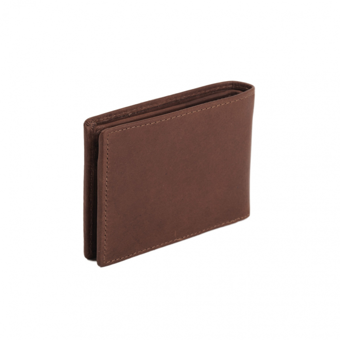 Portofel barbati din piele naturala, The Chesterfield Brand, Enzo, cu protectie anti scanare RFID, Maro inchis [5]
