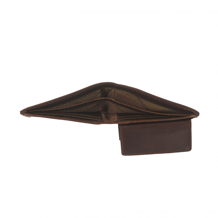 Portofel barbati din piele naturala, The Chesterfield Brand, Enzo, cu protectie anti scanare RFID, Maro inchis [3]