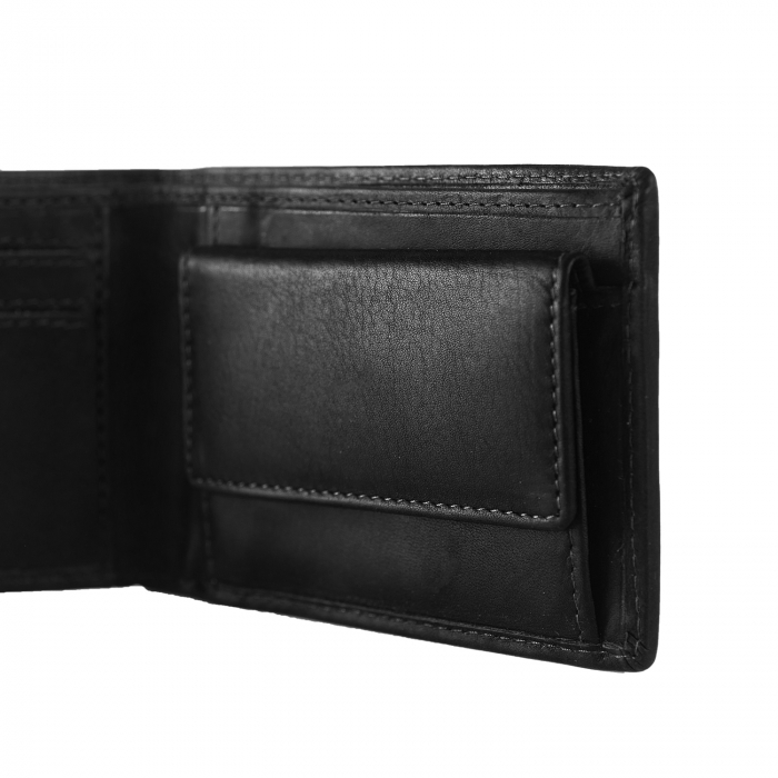 Portofel barbati din piele naturala, The Chesterfield Brand, Enzo, cu protectie anti scanare RFID, Negru [3]