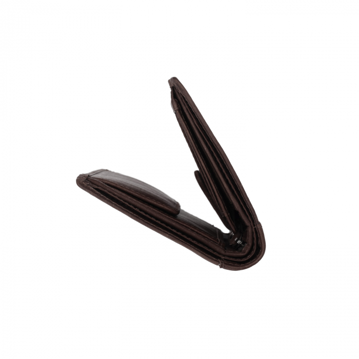 Portofel barbati din piele naturala, The Chesterfield Brand, Ethel, cu protectie anti scanare RFID, Maro inchis [5]