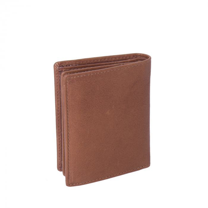 Portofel barbati din piele naturala, The Chesterfield Brand, Hereford, cu protectie anti scanare RFID, Maro coniac [2]