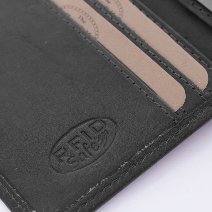 Portofel barbati din piele naturala, The Chesterfield Brand, Hereford, cu protectie anti scanare RFID, Negru [5]