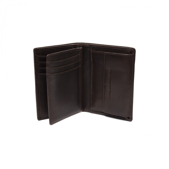 Portofel barbati, The Chesterfield Brand, cu protectie anti scanare RFID, din piele naturala, Manerba, Maro inchis [2]
