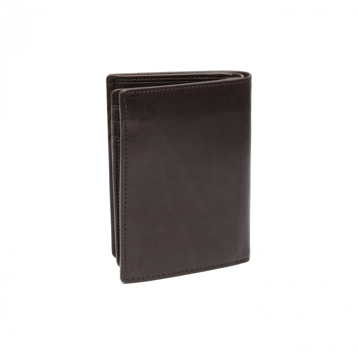 Portofel barbati, The Chesterfield Brand, cu protectie anti scanare RFID, din piele naturala, Manerba, Maro inchis [6]