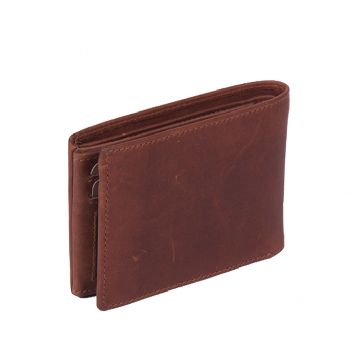 Portofel barbati din piele naturala, The Chesterfield Brand, Marvin, cu protectie anti scanare RFID, Maro coniac [2]