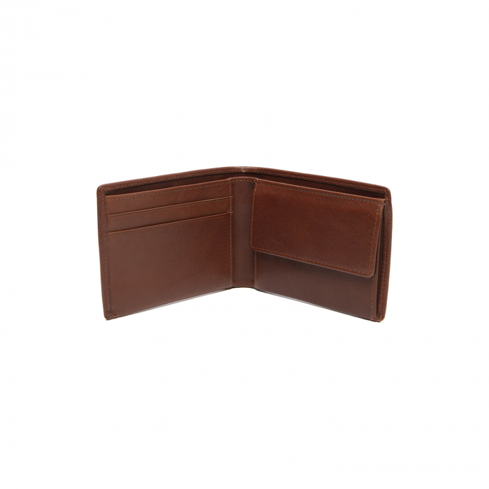 Portofel barbati din piele naturala, The Chesterfield Brand, Ohio, cu protectie anti scanare RFID, Maro coniac [3]