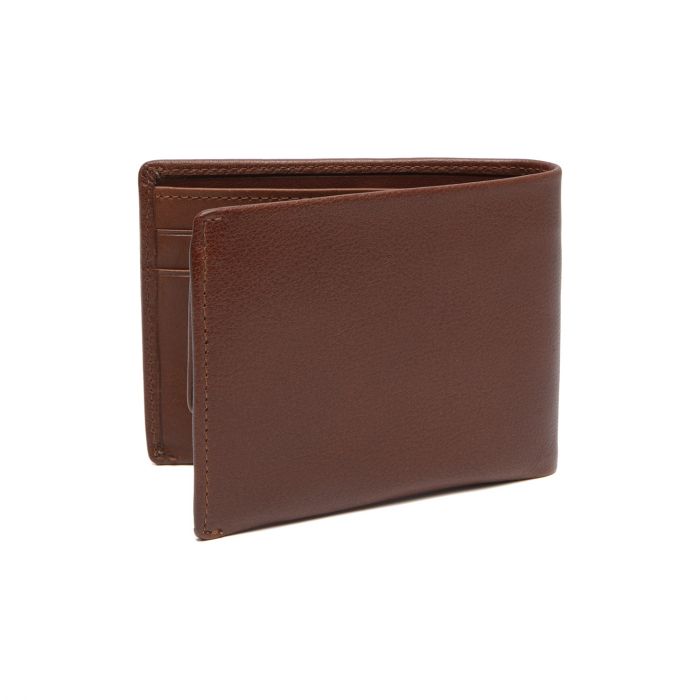 Portofel barbati din piele naturala, The Chesterfield Brand, Ohio, cu protectie anti scanare RFID, Maro coniac [2]