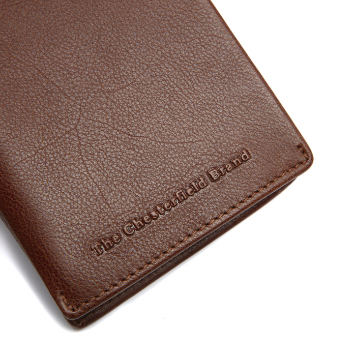 Portofel barbati din piele naturala, The Chesterfield Brand, Ohio, cu protectie anti scanare RFID, Maro coniac [5]