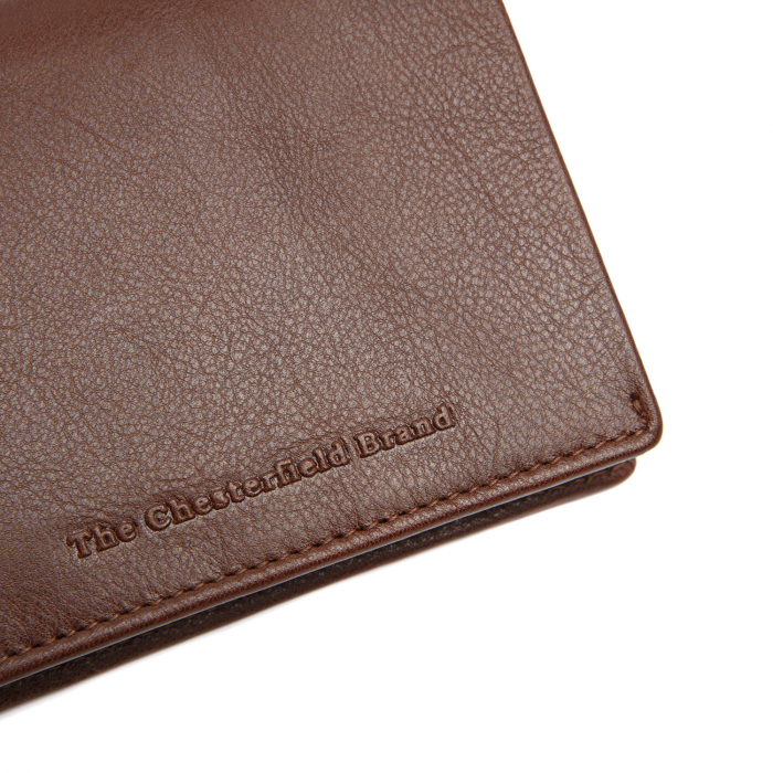 Portofel barbati, piele naturala, The Chesterfield Brand, Oregon, cu protectie anti scanare RFID, Maro coniac [5]